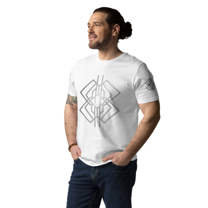 Camiseta Organic Geometric White