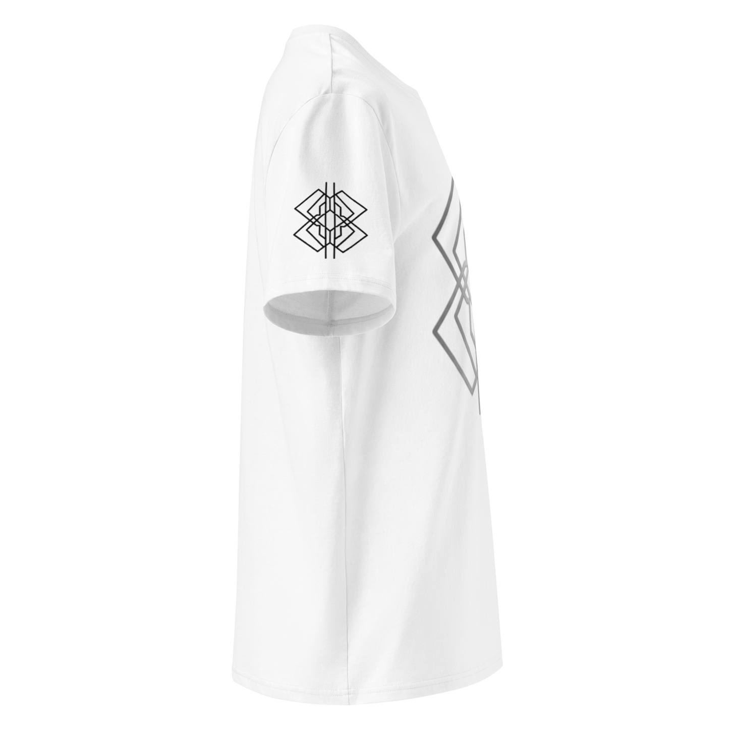 Camiseta Organic Geometric White