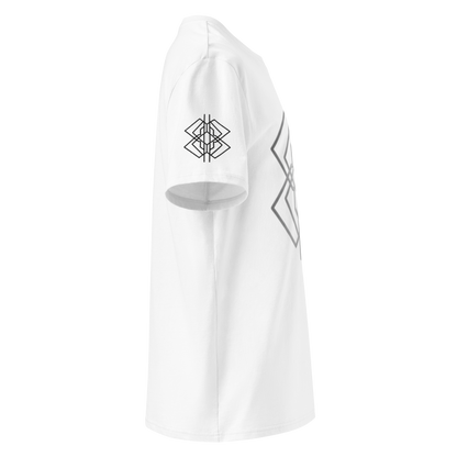 Camiseta Organic Geometric White