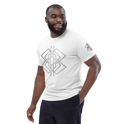 Camiseta Organic Geometric White