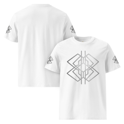 Camiseta Organic Geometric White