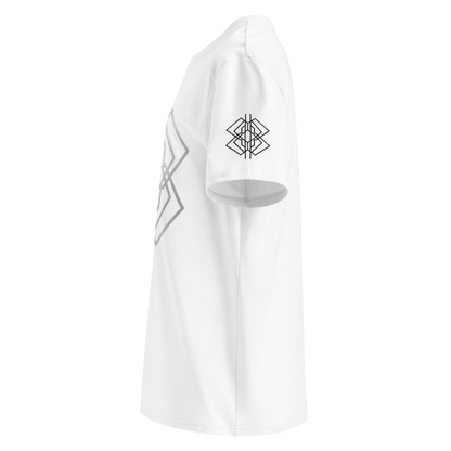 Camiseta Organic Geometric White