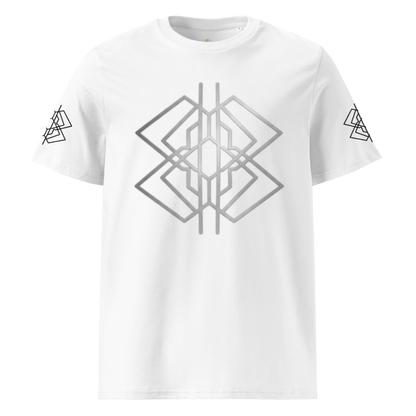 Camiseta Organic Geometric White