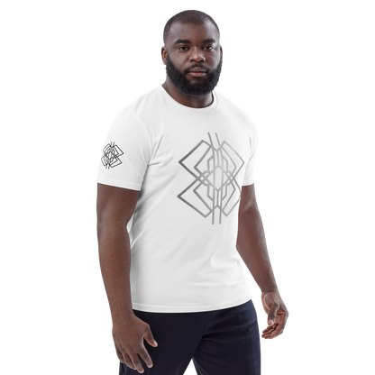 Camiseta Organic Geometric White