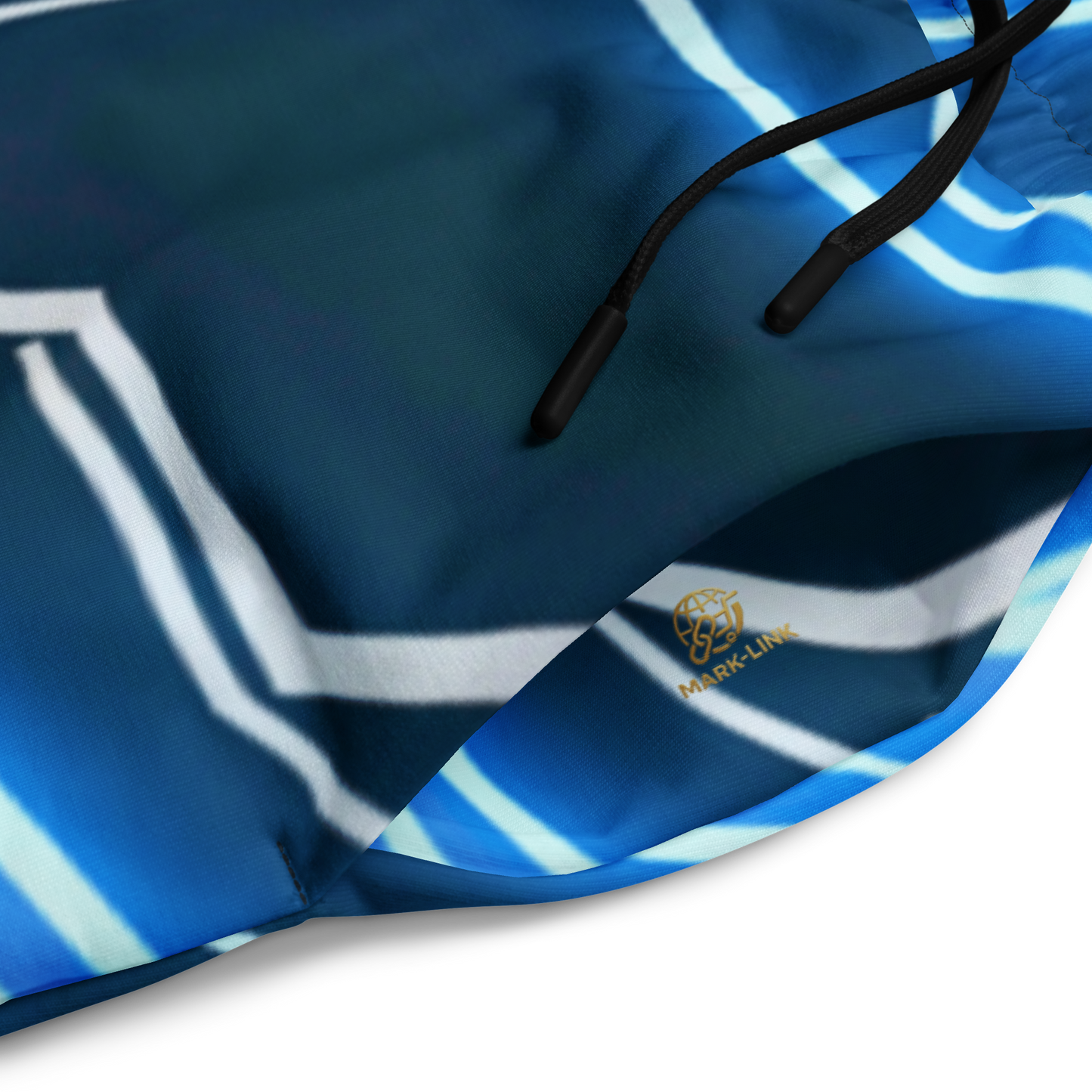 Neon Grid: Cyber-Wide Joggers