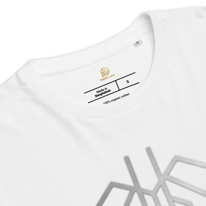 Camiseta Organic Geometric White